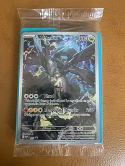 Pokemon N's Zekrom MEP EN 031 Promo Full Art Holo Rampaging Thunder NM - Image 1