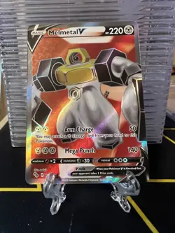 Pokemon TCG Melmetal V 075/078 Pokemon Go Full Art Ultra Rare Holo - Image 1