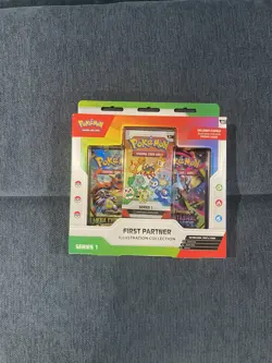 Pokemon TCG First Partner Illustration Collection Series 1 New Sealed - Image 1