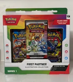 Pokemon TCG First Partner Illustration Collection Series 1 Box SEALED. - Image 1