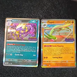 Pokemon Toxtricity and Flygon STAMPED PROMO! Phantasmal Flames - Image 1