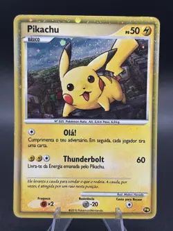 Pokemon Pikachu Promo Holo Pikachu World Collection PW9 2010 Portuguese - Image 1