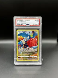 The Pokemon Company Druddigon Ultra Rare Full Art Holo PSA 9 Silver Tempest TG09 - Image 1