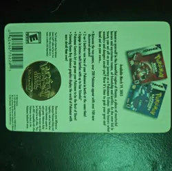 2003 Pokemon Ruby GBA GameBoy Preorder Bonus Collector’s Coin NEW SEALED - Image 2