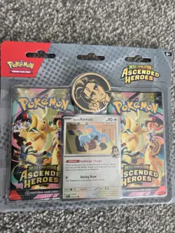 Pokemon TCG - Ascended Heroes 2 Pack Collection Blister Larry's Komala SEALED - Image 1