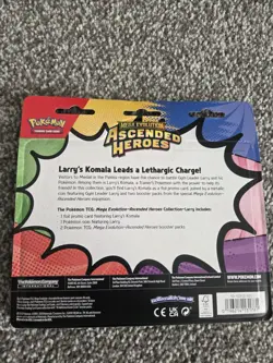 Pokemon TCG - Ascended Heroes 2 Pack Collection Blister Larry's Komala SEALED - Image 2