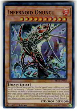 Yugioh! - Infernoid Onuncu - BLTR-EN065 - Ultra Rare - 1st Ed. - NM/M - Image 1
