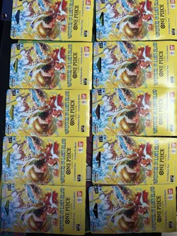One Piece Adventures On Kami Island Lot Of 10 Sleeved Packs - Image 1