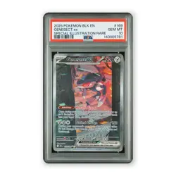 Genesect EX Pokemon Blk EN-Black Bolt 2025 Special Illustration Rare #169 PSA 10 - Image 1