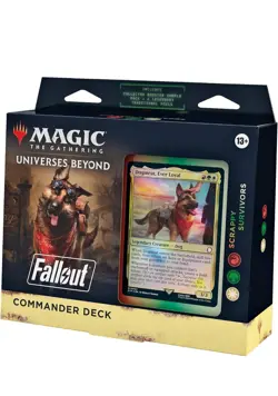 MTG Fallout Commander Deck Scrappy Survivors Dogmeat Sealed MTG UB 195166228532 - Image 1