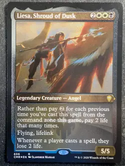 Liesa, Shroud of Dusk - Foil Etched - Commander Legends (MTG) - Image 1