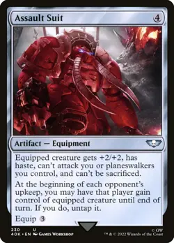 MTG Assault Suit ** Warhammer 40,000 Commander ** English (NM) - Image 1