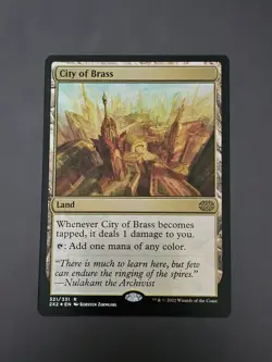 City of Brass Double Masters 2022 Land Rare Foil 321 English Kirsten Zirngibl - Image 1