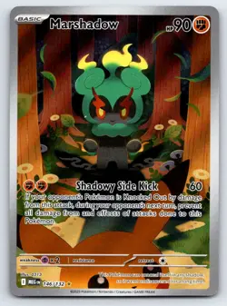 Pokemon - Marshadow 146/132 Illustration Rare Holo - ME01 Mega Evolution - NM - Image 1