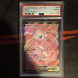 The Pokemon Company Mew ex 193/165 SV 151 Full Art Holo Ultra Rare PSA 9 EN - Image 1