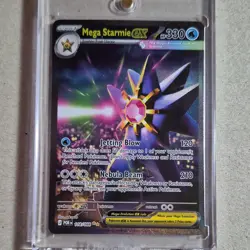 Pokemon Mega Starmie EX POR 118/088 Rare Holo 330 HP Jetting Blow Nebula Beam - Image 1