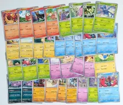 Pokemon Card Bulk Scarlet & Violet Base Pokemon TCG (Regular Finish) 300+ Cards - Image 3