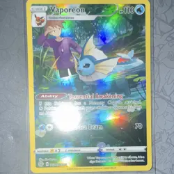 The Pokemon Company Vaporeon TG02/TG30 Brilliant Stars Ultra Rare Holo 110 HP - Image 1