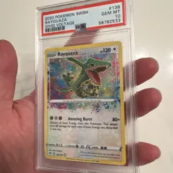Pokemon TCG Rayquaza Vivid Voltage 138/185 Amazing Rare PSA 10 GEM MINT - Image 2