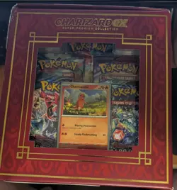 Pokemon TCG Charizard EX Super-Premium Collection Box Sealed New Packs Statue - Image 4