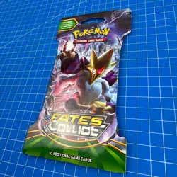 BRAND NEW Pokemon XY Fates Collide M Alakazam Blister Booster Pack Sealed 2016 - Image 2