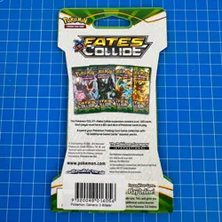 BRAND NEW Pokemon XY Fates Collide M Alakazam Blister Booster Pack Sealed 2016 - Image 3