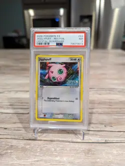 Pokemon PSA 7 MINT Jigglypuff 53/100 Reverse Holofoil EX Crystal Guardians - Image 1
