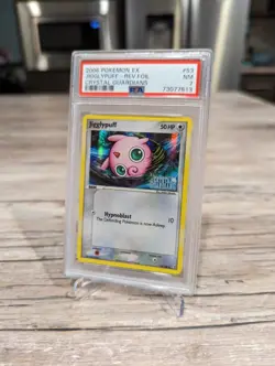 Pokemon PSA 7 MINT Jigglypuff 53/100 Reverse Holofoil EX Crystal Guardians - Image 2