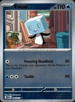 Eiscue 044/132 Reverse Holo - Pokemon ME01: Mega Evolution - NM - Image 1