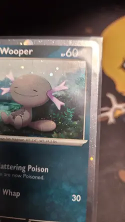 Pokemon - Wooper SVP 041 Black Star Promo Cosmos Holo NM HD SWIRL - Image 3