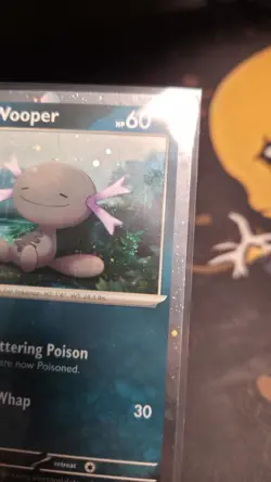 Pokemon - Wooper SVP 041 Black Star Promo Cosmos Holo NM HD SWIRL - Image 4