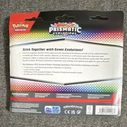 Pokemon TCG Prismatic Evolutions Tech Sticker Pack Glaceon Promo Booster - Image 2