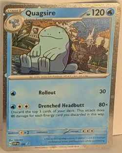 Quagsire 156 Holo Black Star Promo Scarlet & Violet Pokemon Near Mint - Image 1