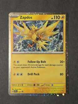 Pokemon TCG Zapdos Black Star Promo Surging Sparks SVP 157 - Image 1
