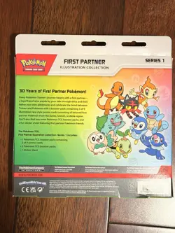 Pokemon TCG First Partner Illustration Collection Series 1 New Sealed *Error Box - Image 2