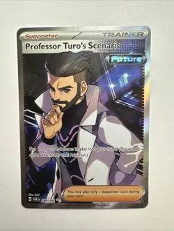 Pokemon TCG Professor Turo's Scenario Full Art 240/182 Paradox Rift NM/M - Image 1