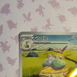 Pokemon Grotle 164/162 SV05 Temporal Forces Full Art Holo Illustration Rare - Image 2