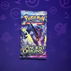 Pokemon Ancient Origins Booster Pack – Shiny Mega Rayquaza Art – Sealed 2015 - Image 1