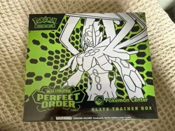 Pokemon TCG Mega Evolution Perfect Order Pokemon Centre ETB Factory Sealed - Image 1
