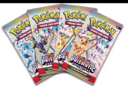 Pokemon TCG Scarlet and Violet Prismatic Evolutions x1 Booster Pack - Image 1
