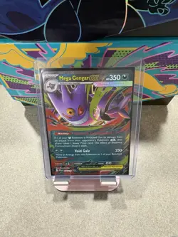 Pokemon Mega Gengar EX Double Rare 056/094 Phantasmal Flames Holo ENGLISH - Image 1