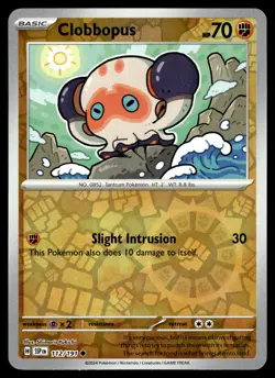 CLOBBOPUS 112/191 Common Surging Sparks Pokemon Reverse Holo NM - Image 1