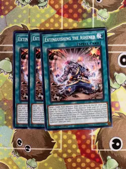 Yugioh Extinguishing The Ashened LEDE-EN095 Playset - Image 1