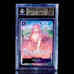 BGS 9.5 Rebecca Alt Art OP05-091 SR Awakening of the New Era One Piece English - Image 1