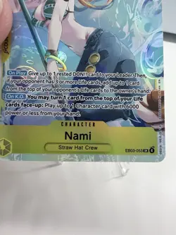 One Piece Nami EB03-053 SR Heroines Edition English - Image 3