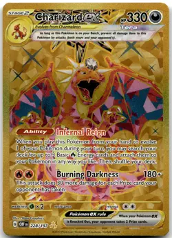 Charizard ex 228/197 Hyper Rare Obsidian Flames Pokemon Near Mint - Image 2