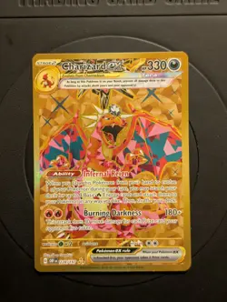 Charizard EX 228/197 SV3 Obsidian Flames Gold Hyper Rare Pokemon - Image 1