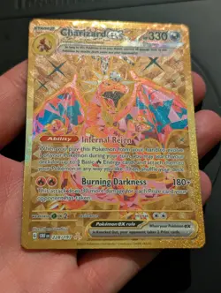 Charizard EX 228/197 SV3 Obsidian Flames Gold Hyper Rare Pokemon - Image 4
