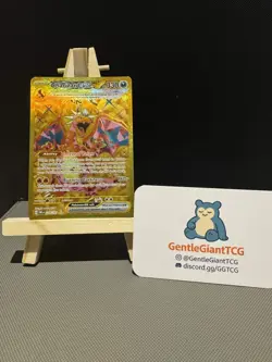 Charizard ex 228/197 Obsidian Flames Full Art Gold Secret Rare Pokemon Card NM - Image 1