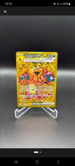 228/197 Charizard ex Hyper Rare Gold SV3 Obsidian Flames Pokemon TCG Card 2023 - Image 1